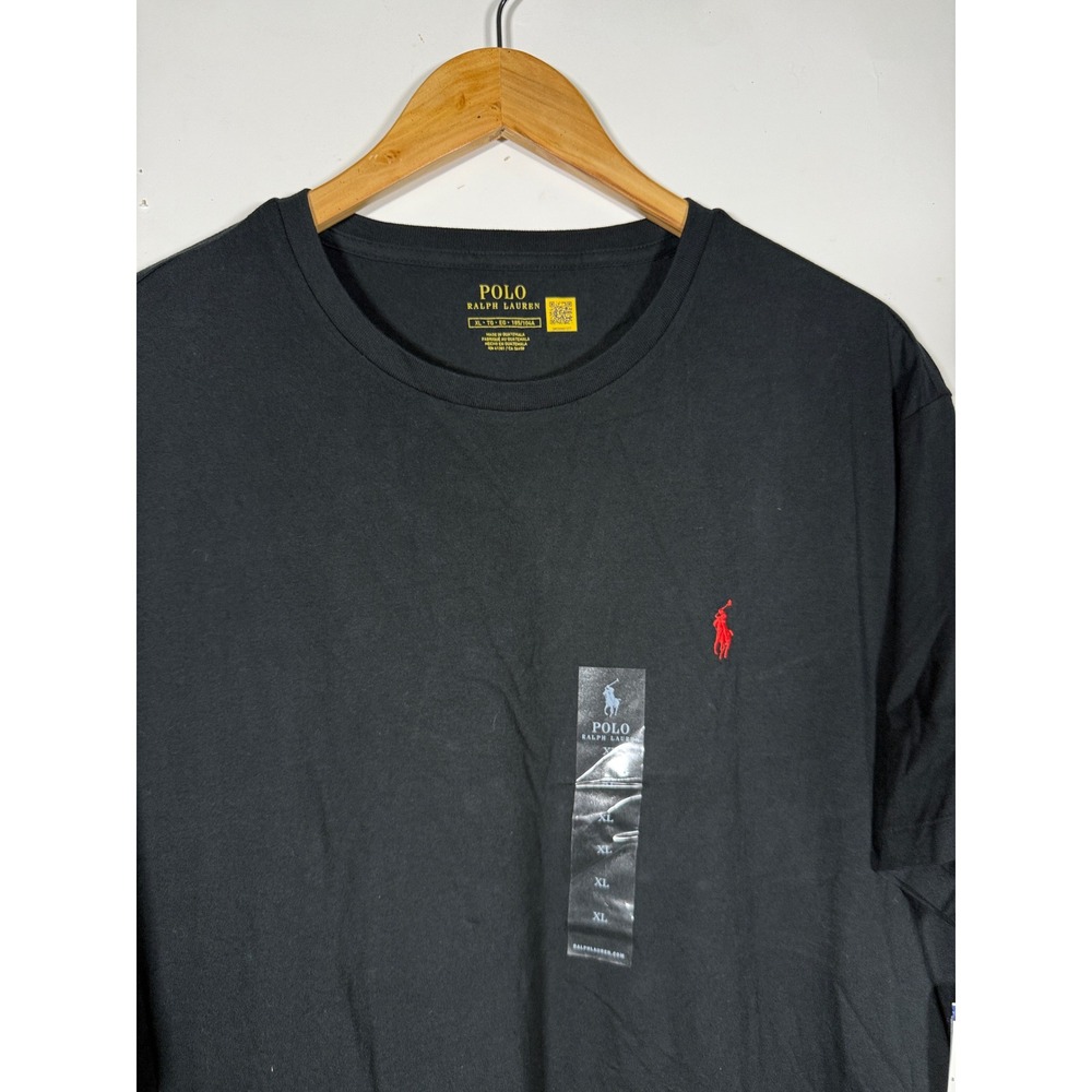 Polo Ralph Lauren Mens XL Black Short Sleeve Crewneck T-Shirt NWT